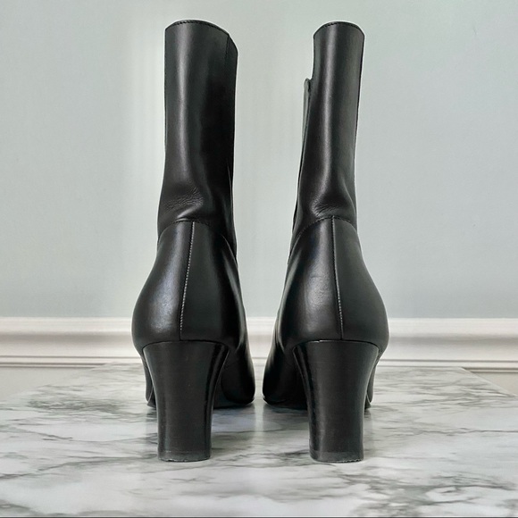 David Tate Leather Ankle Boots Megan Size 8.5 - Picture 3 of 9